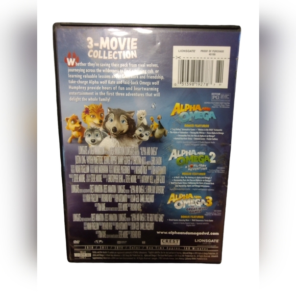 2/$10 Aloha & Omega Lionsgate 3 DVD set - Picture 2 of 4